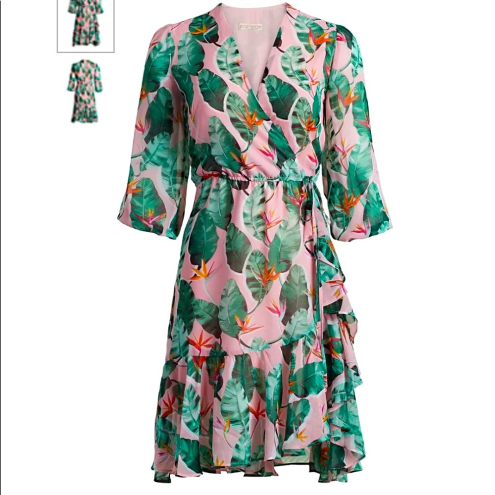 NWT Cassidy Dress in Tropical Print, New York & Company - Size XL